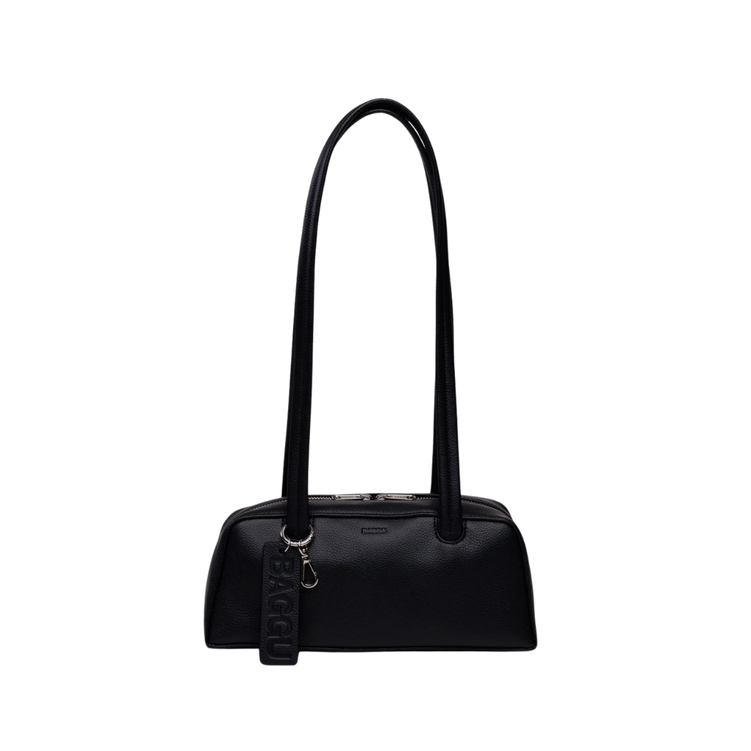 Small Recycled Leather Bowler Bag