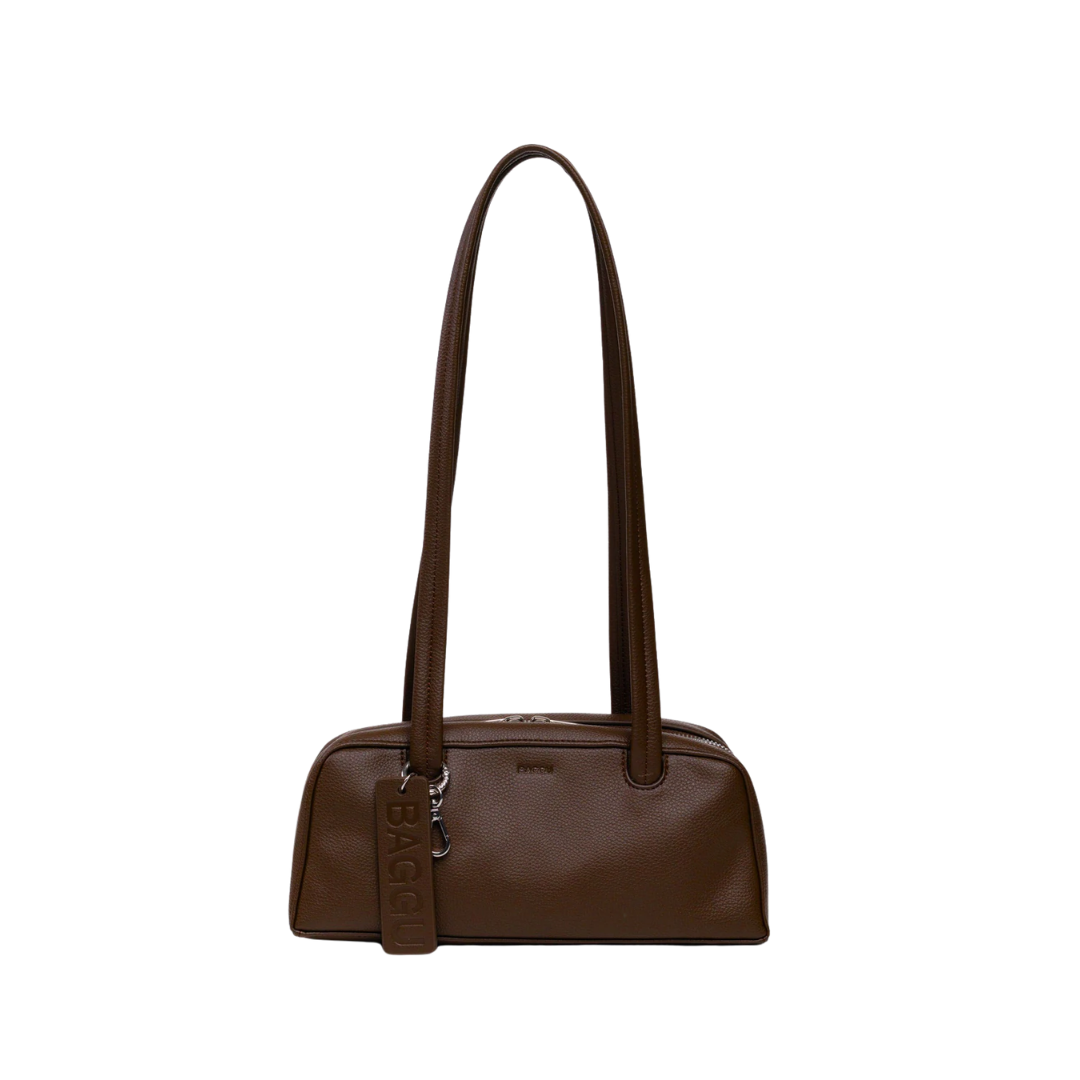 Small Recycled Leather Bowler Bag