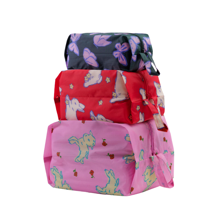 3D Zip Pouch Set