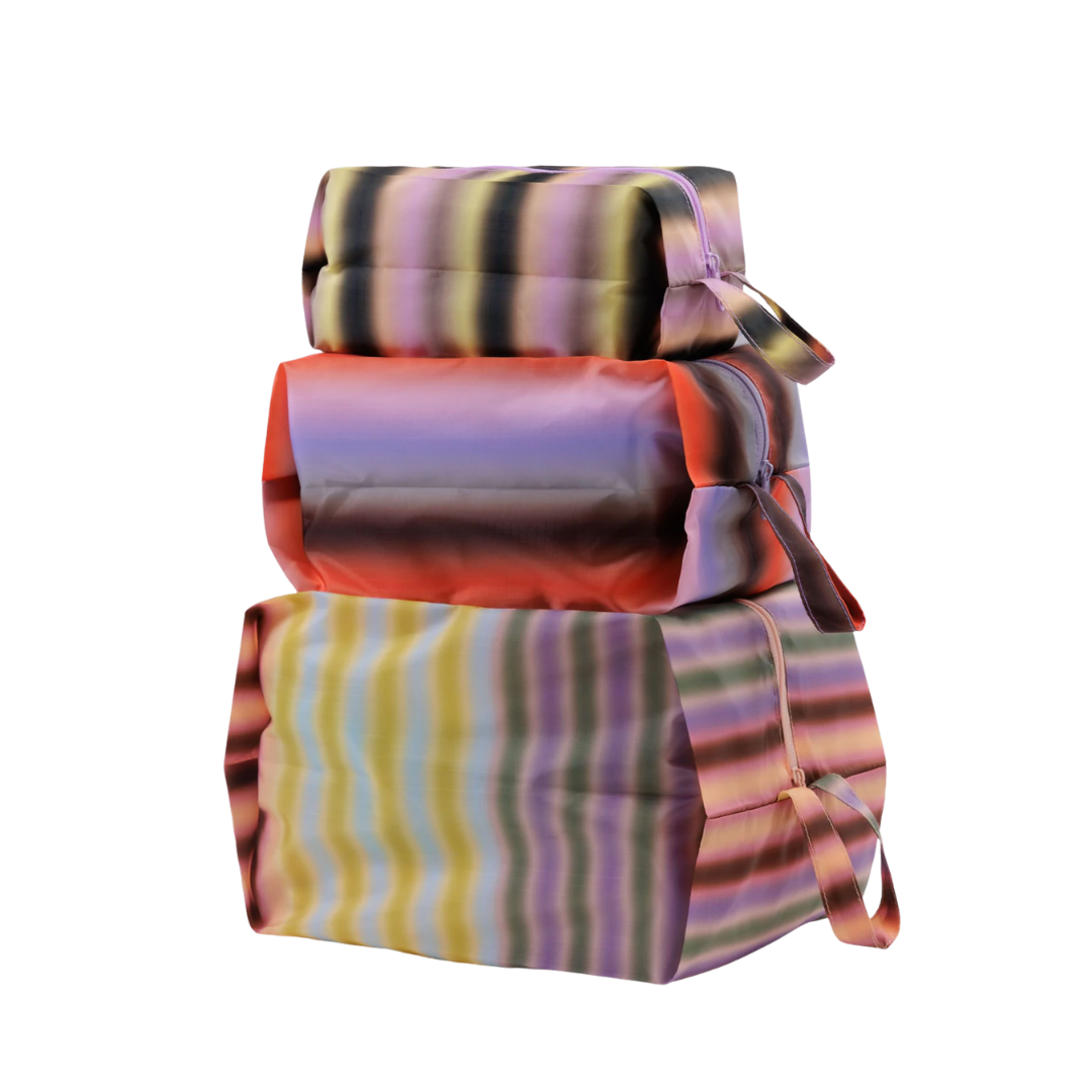 3D Zip Pouch Set