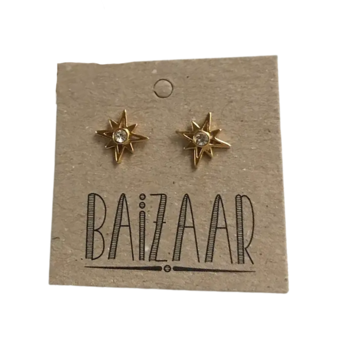 Star Sparkle Stud Earrings