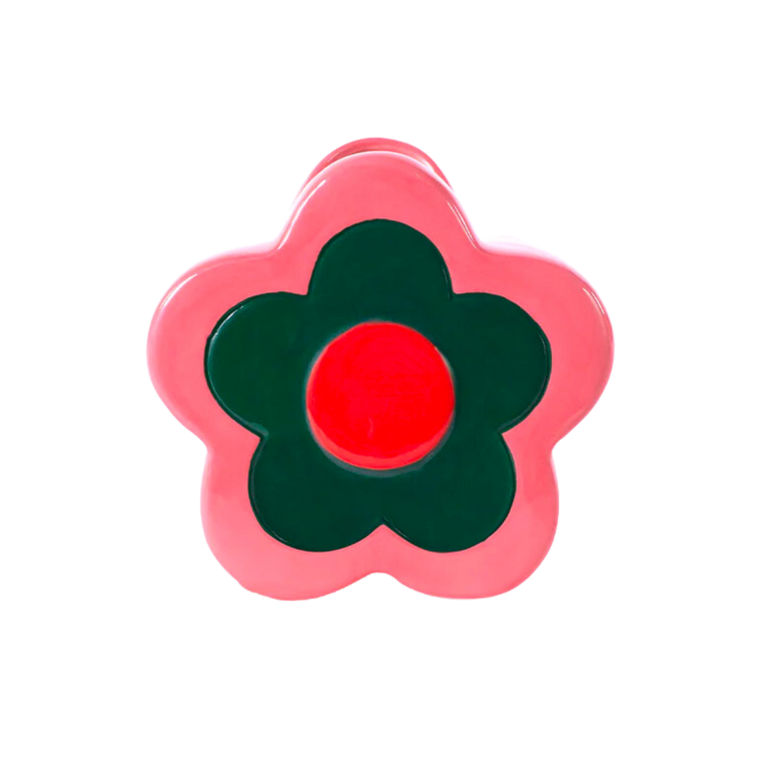 Mod Floral Vase