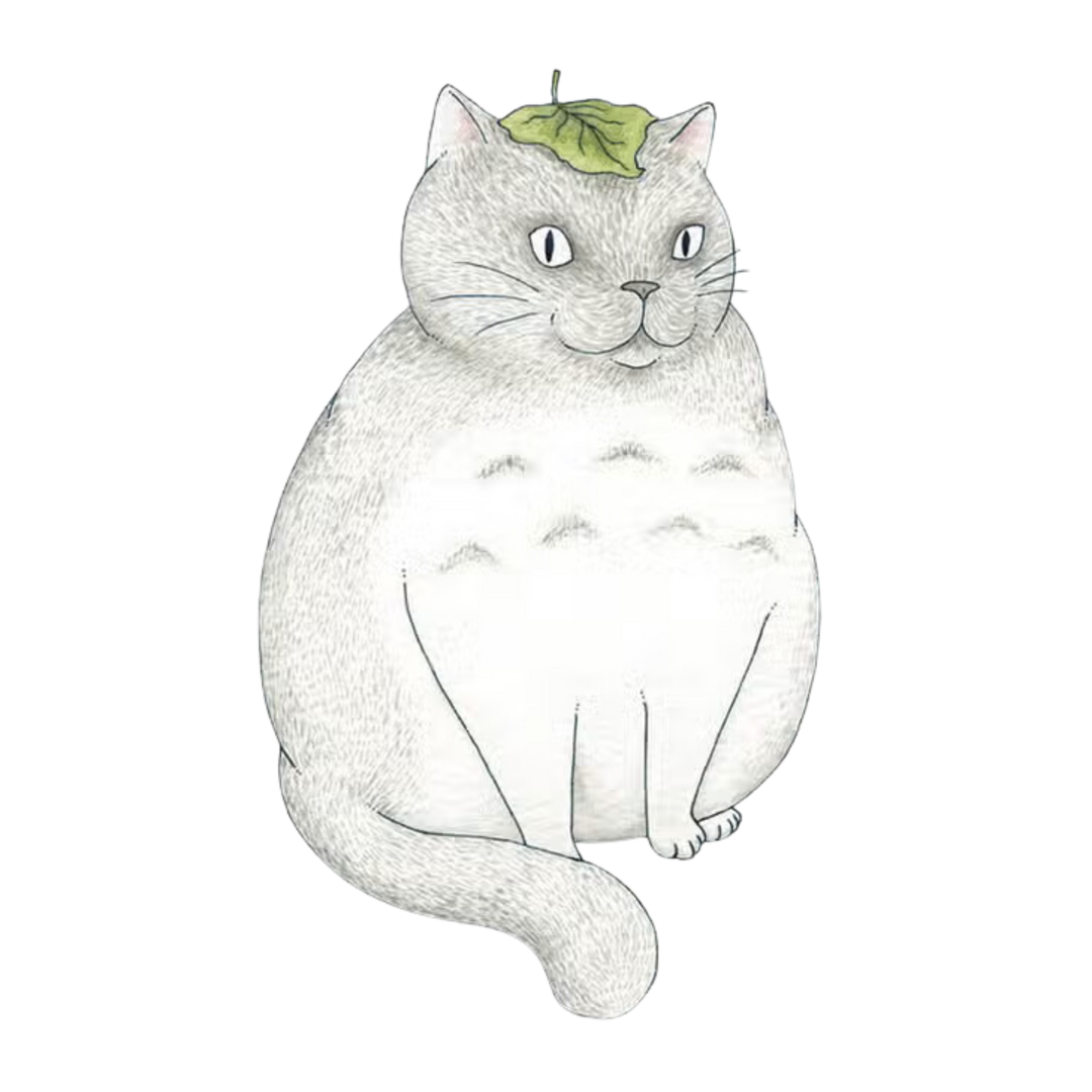 My Neighbor Kitty Cat Art Print