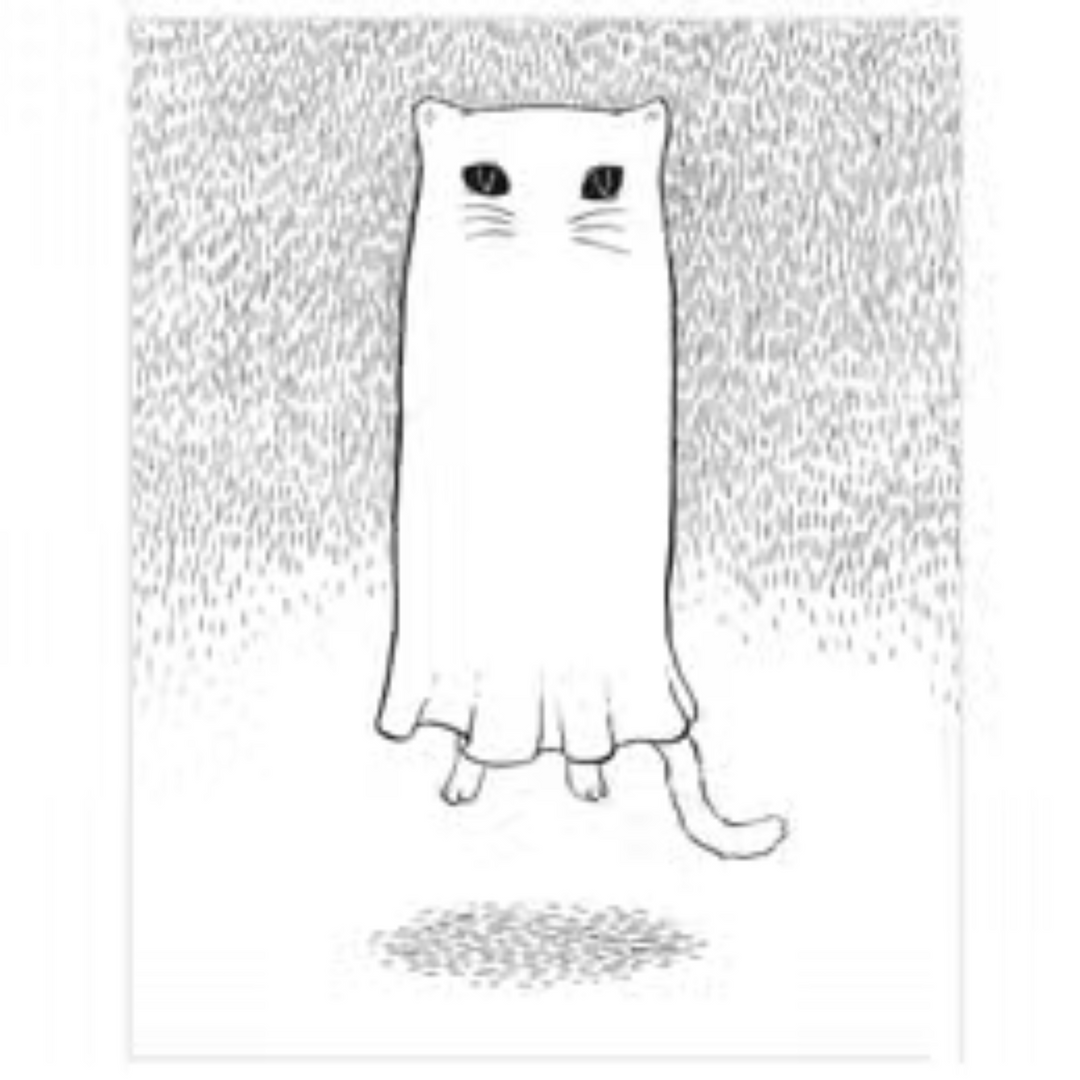 Floating Ghostie Art Print