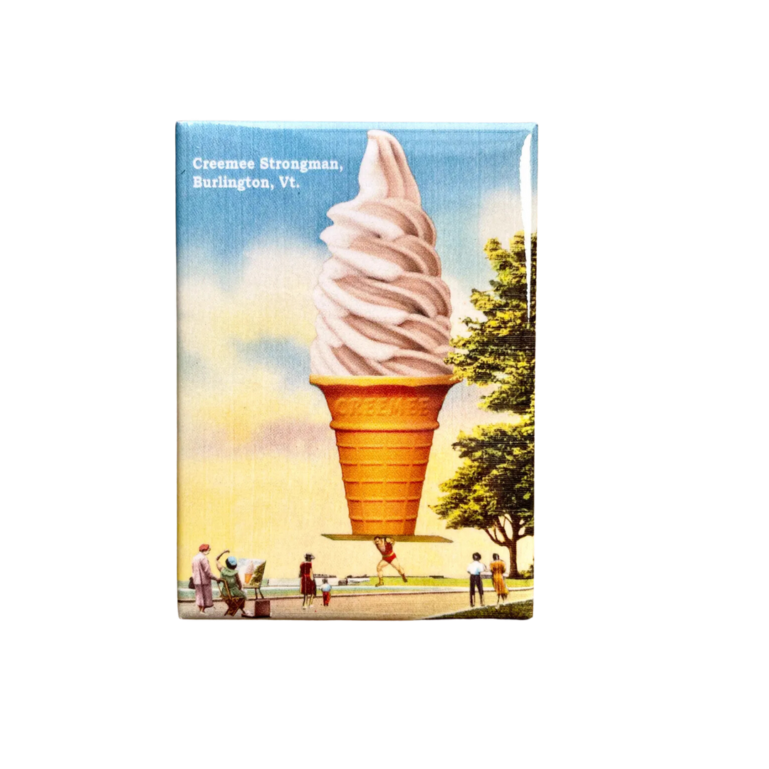 Vermont Creemee Strongman Funny Magnet