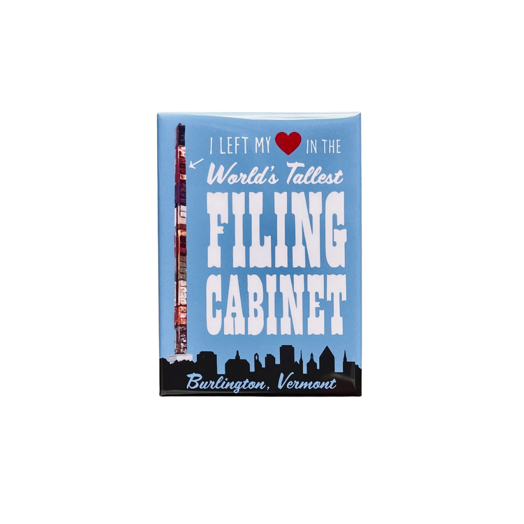 World's Tallest Filing Cabinet Funny Magnet