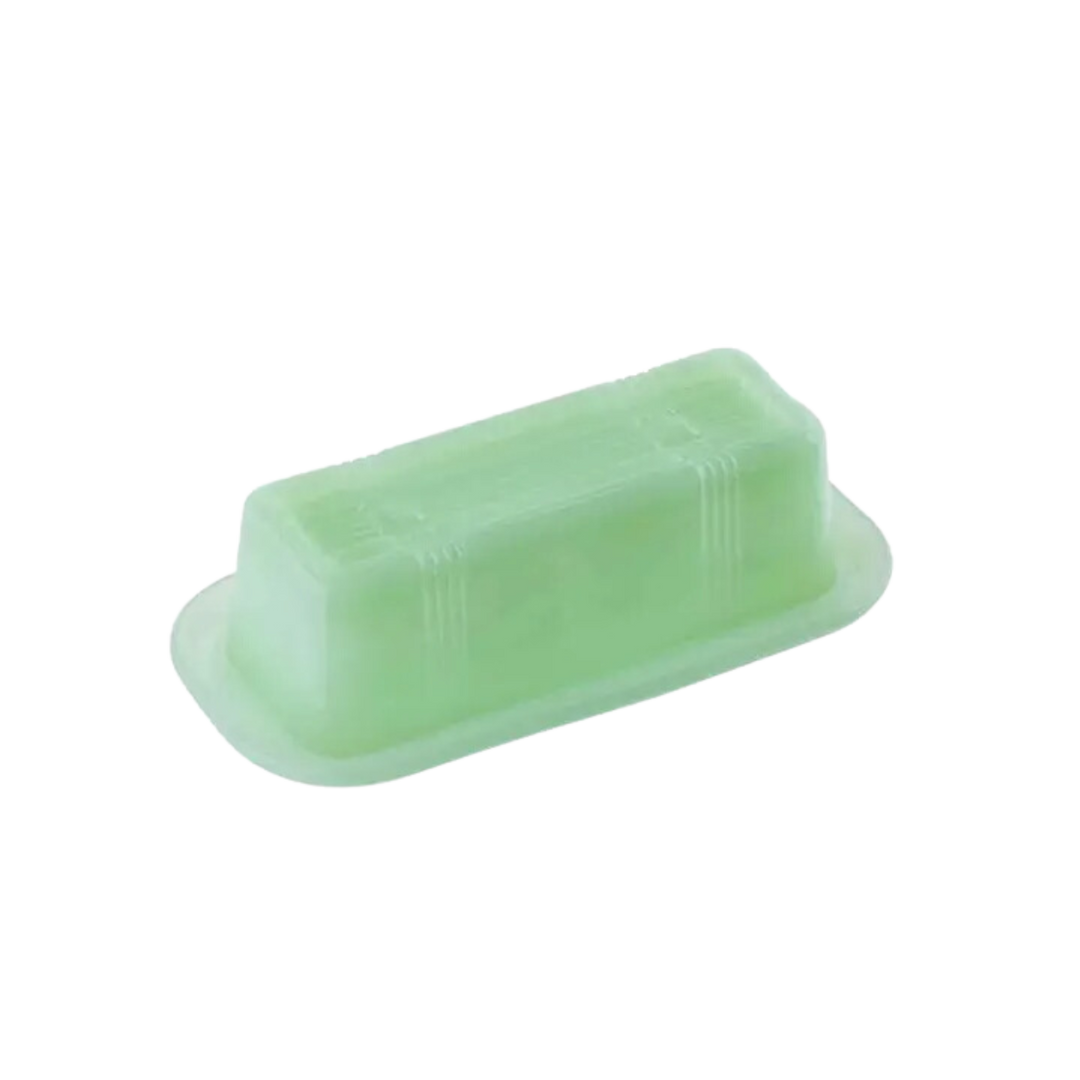 Jadeite Glass Collection Butter Dish (Holds 1 Stick)