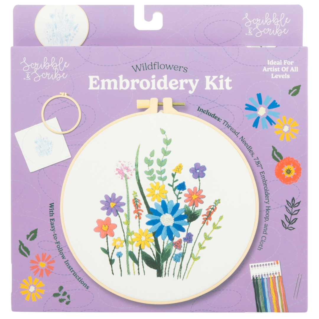 Embroidery Kit - Wildflowers