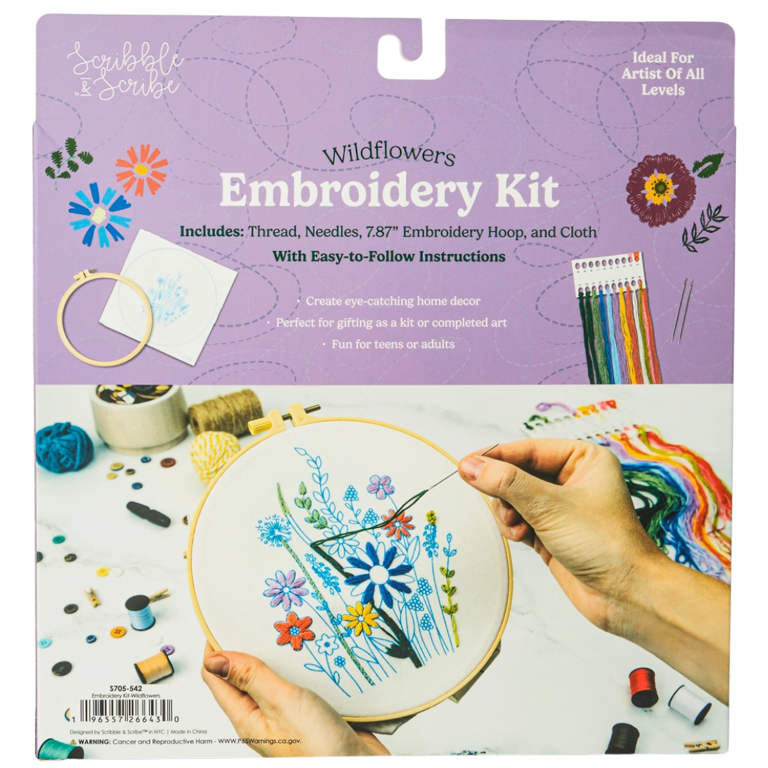 Embroidery Kit - Wildflowers