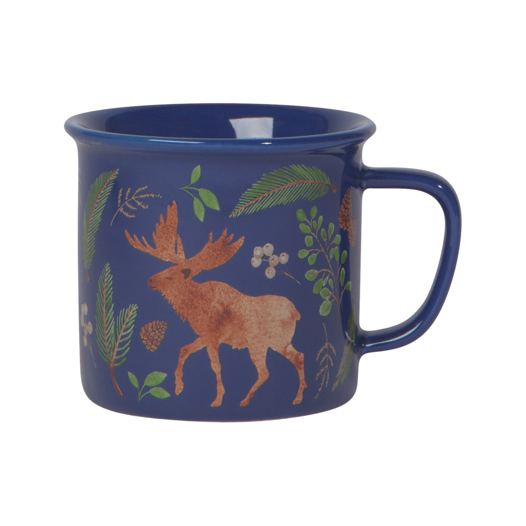 Winter Moose Christmas Heritage Mug
