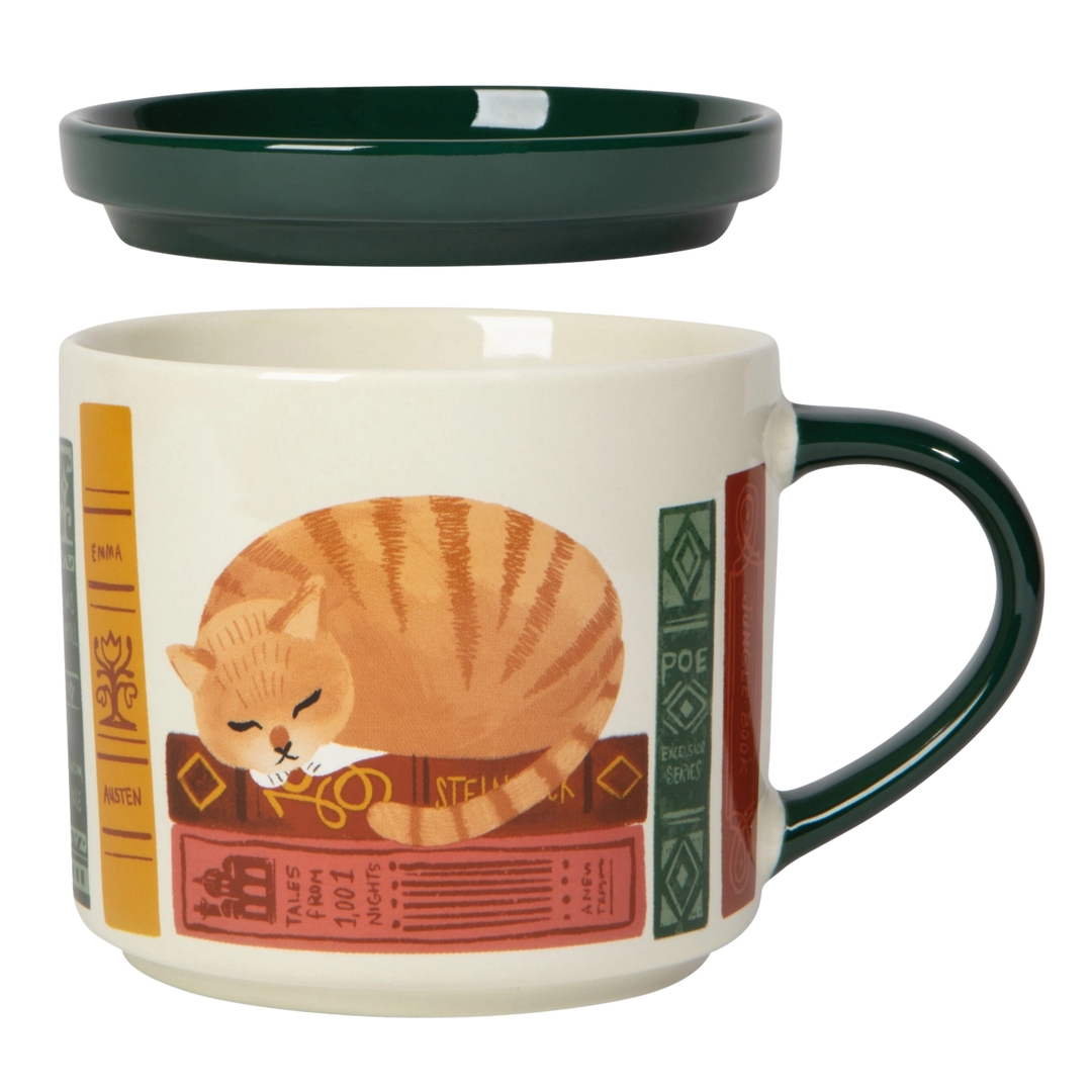Book Club Mug with Lid