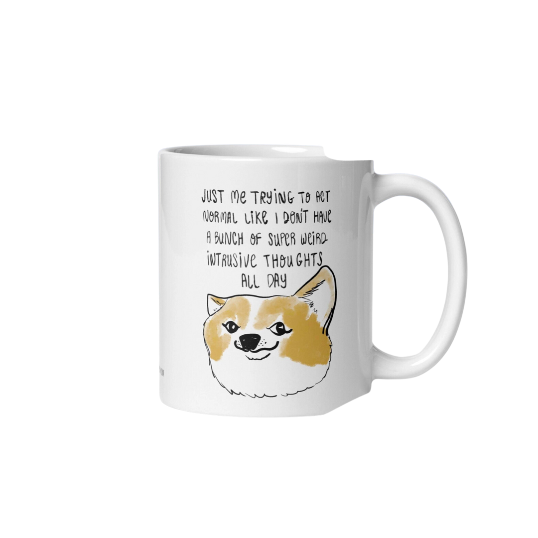 Just Me Trying to Act Normal Mug