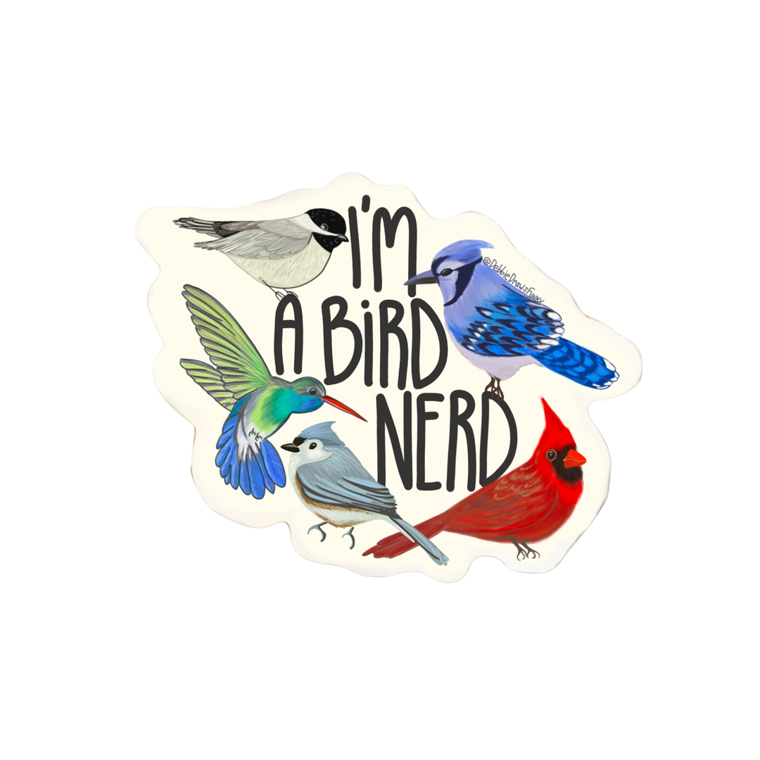 Bird Nerd Sticker