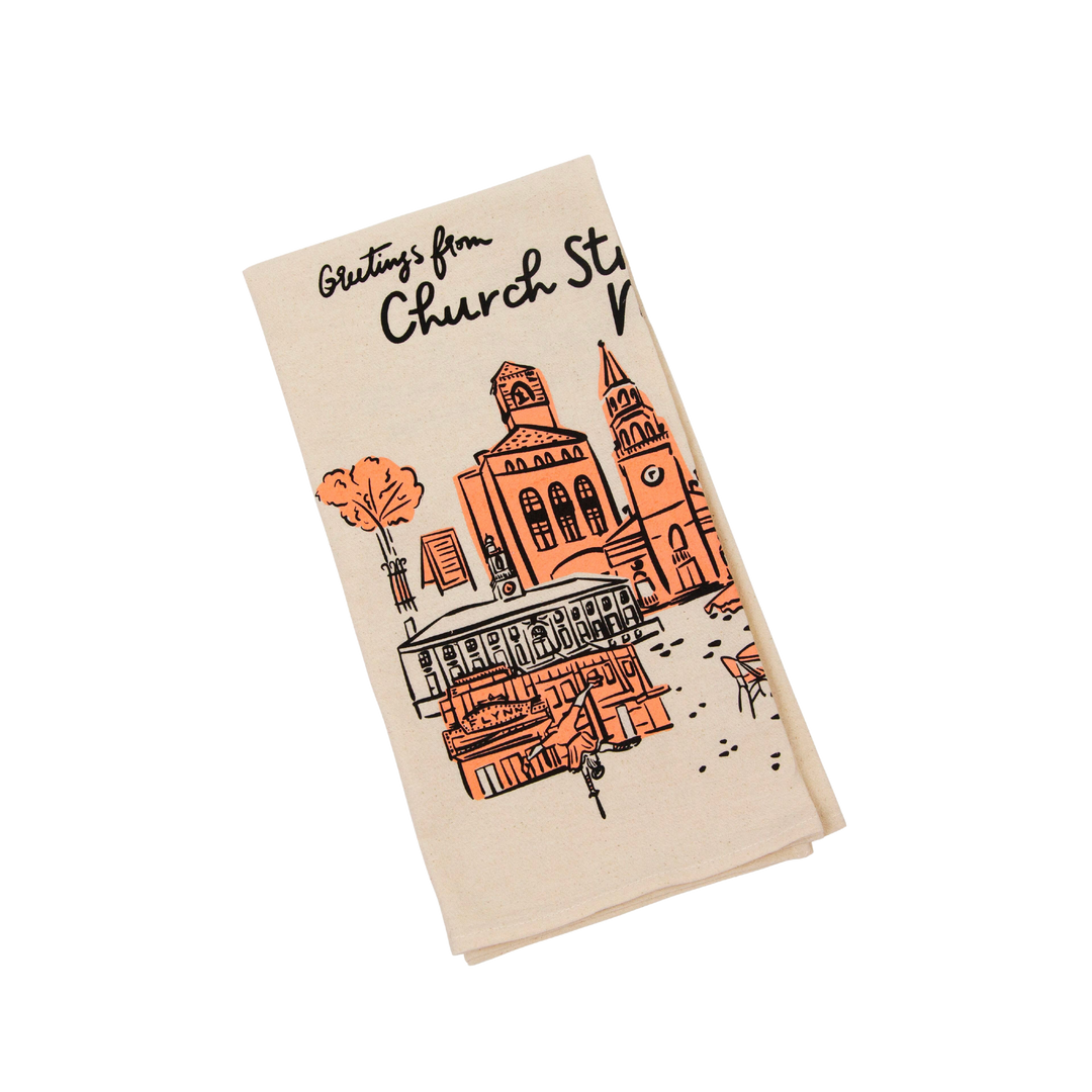 Church Street Marketplace Tea Towel 2
