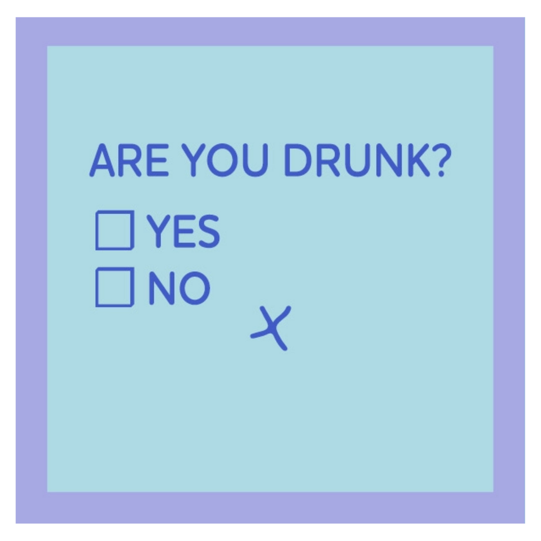 Are You Drunk Cocktail Napkin