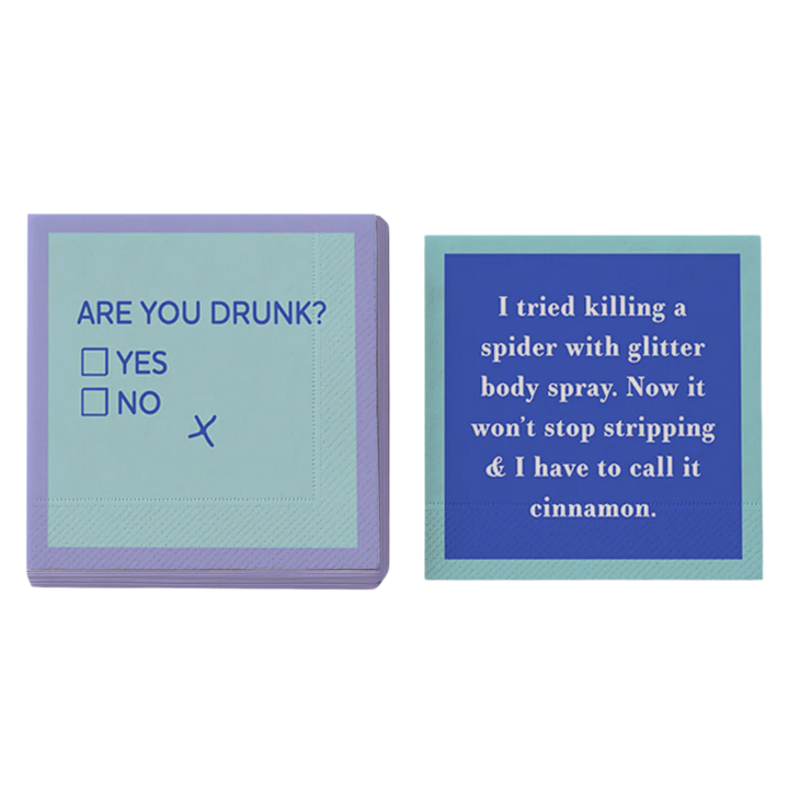 Are You Drunk Cocktail Napkin
