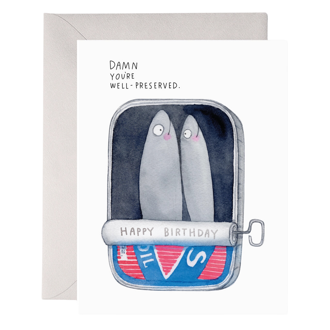 Sardines Birthday | Birthday Greeting Card