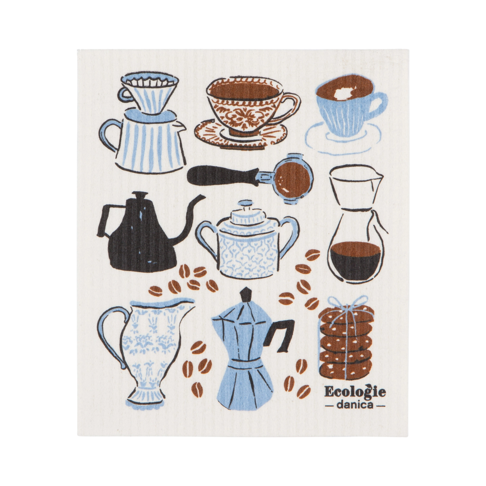 Coffee Break Swedish Dishcloth