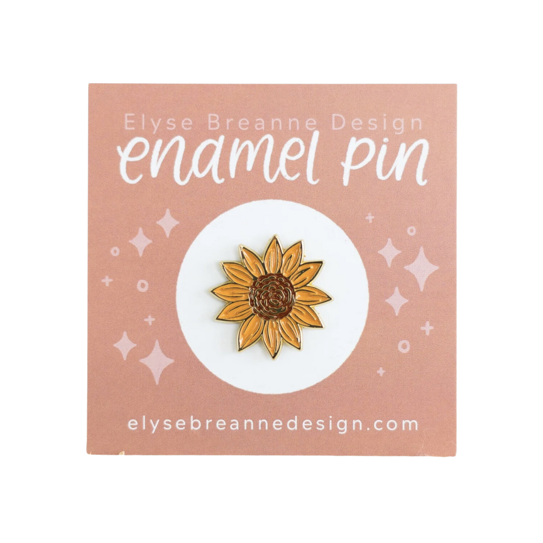 Sunflower Field Enamel Pin
