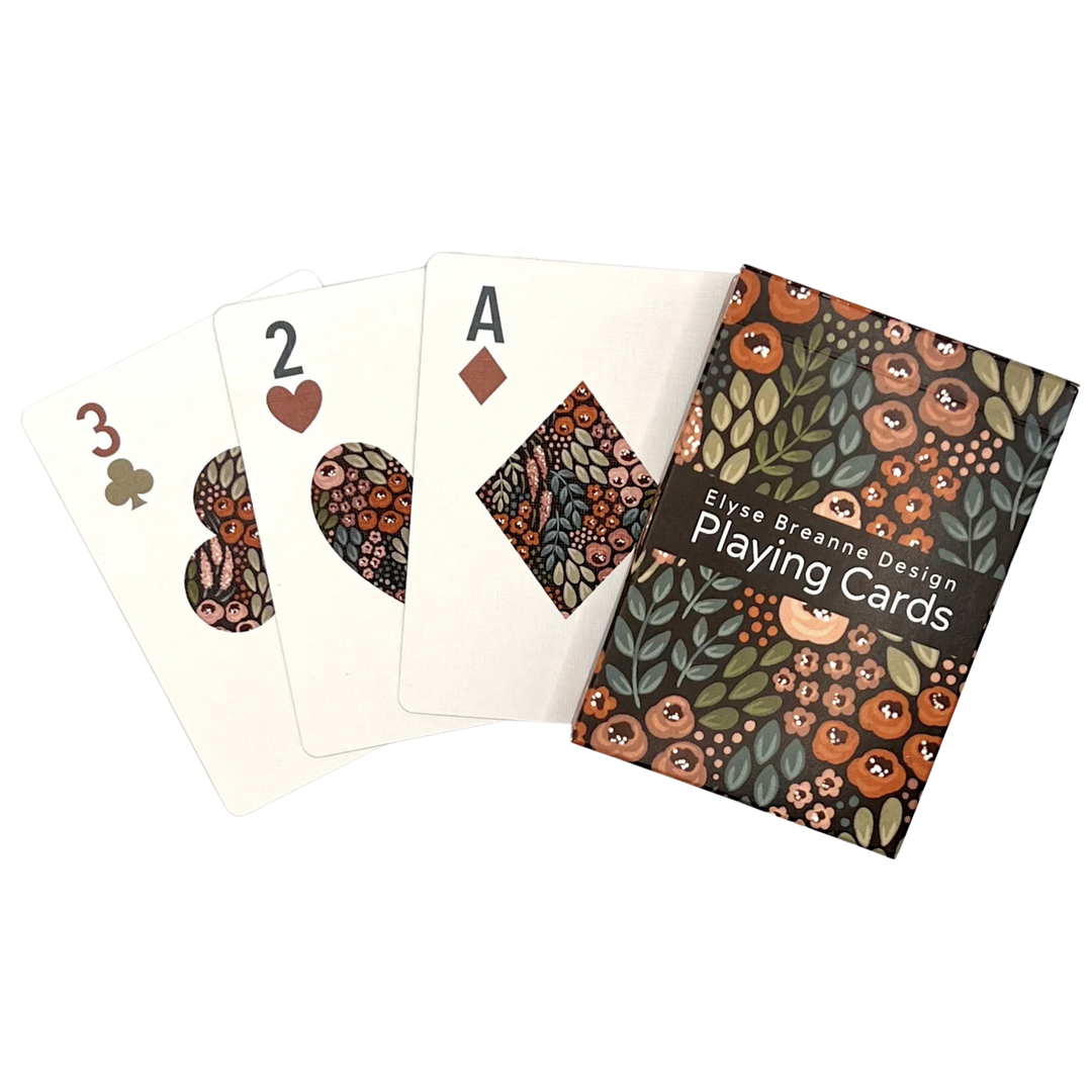 Floral Playing Cards