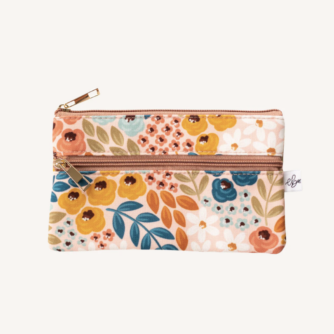 Honeysuckle Floral Pencil Pouch