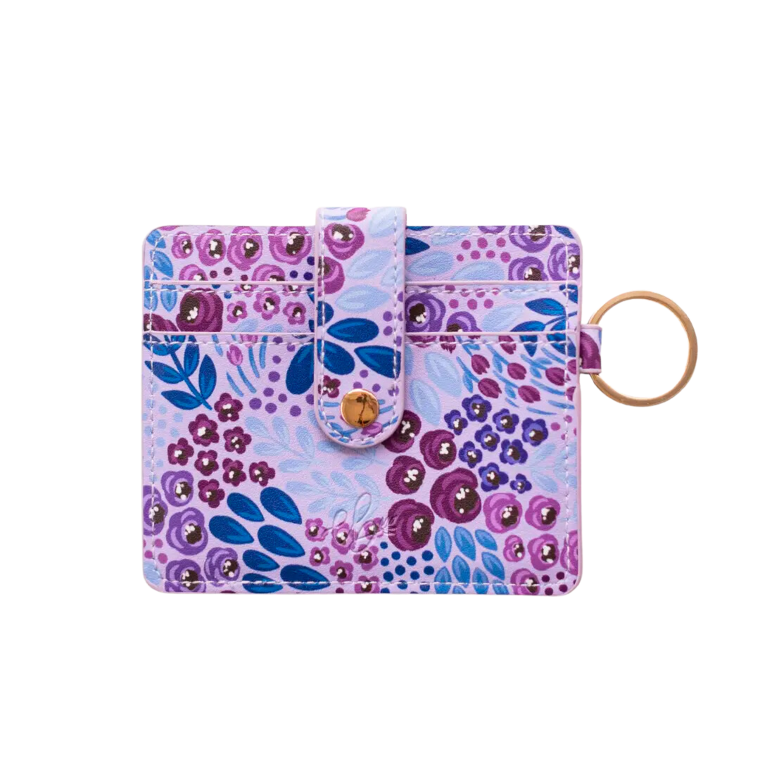 Purple Wildflowers Wallet