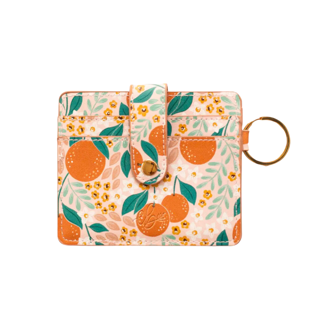 Oranges Floral Wallet