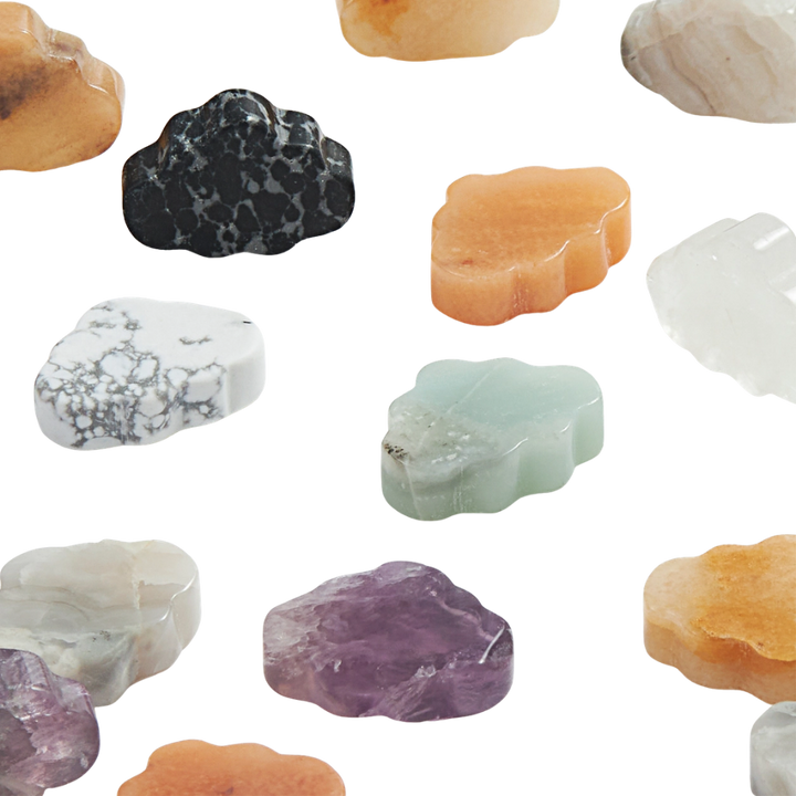 Assorted Carved Crystal Clouds