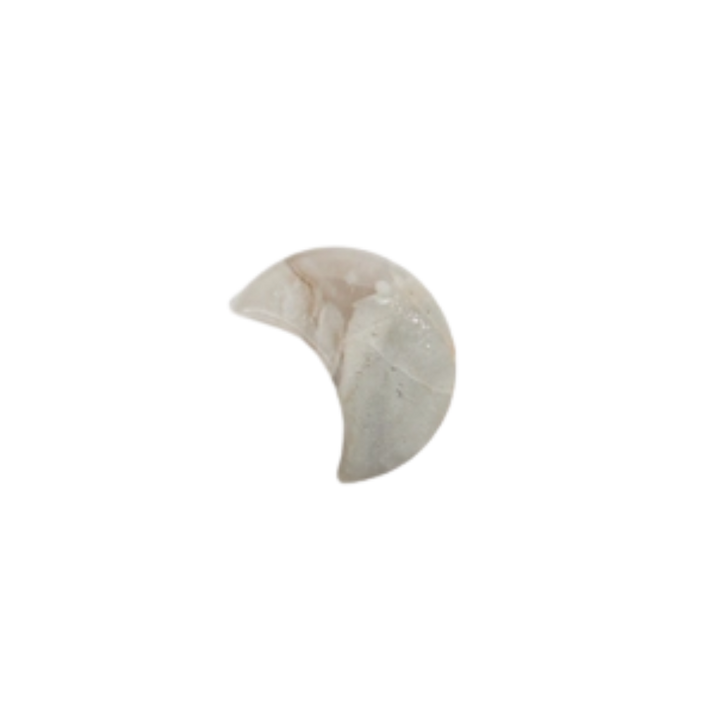 Assorted Carved Crystal Moons