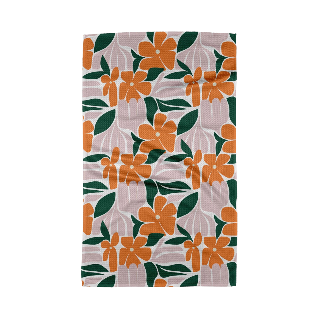 Modern Floral Tea Towel