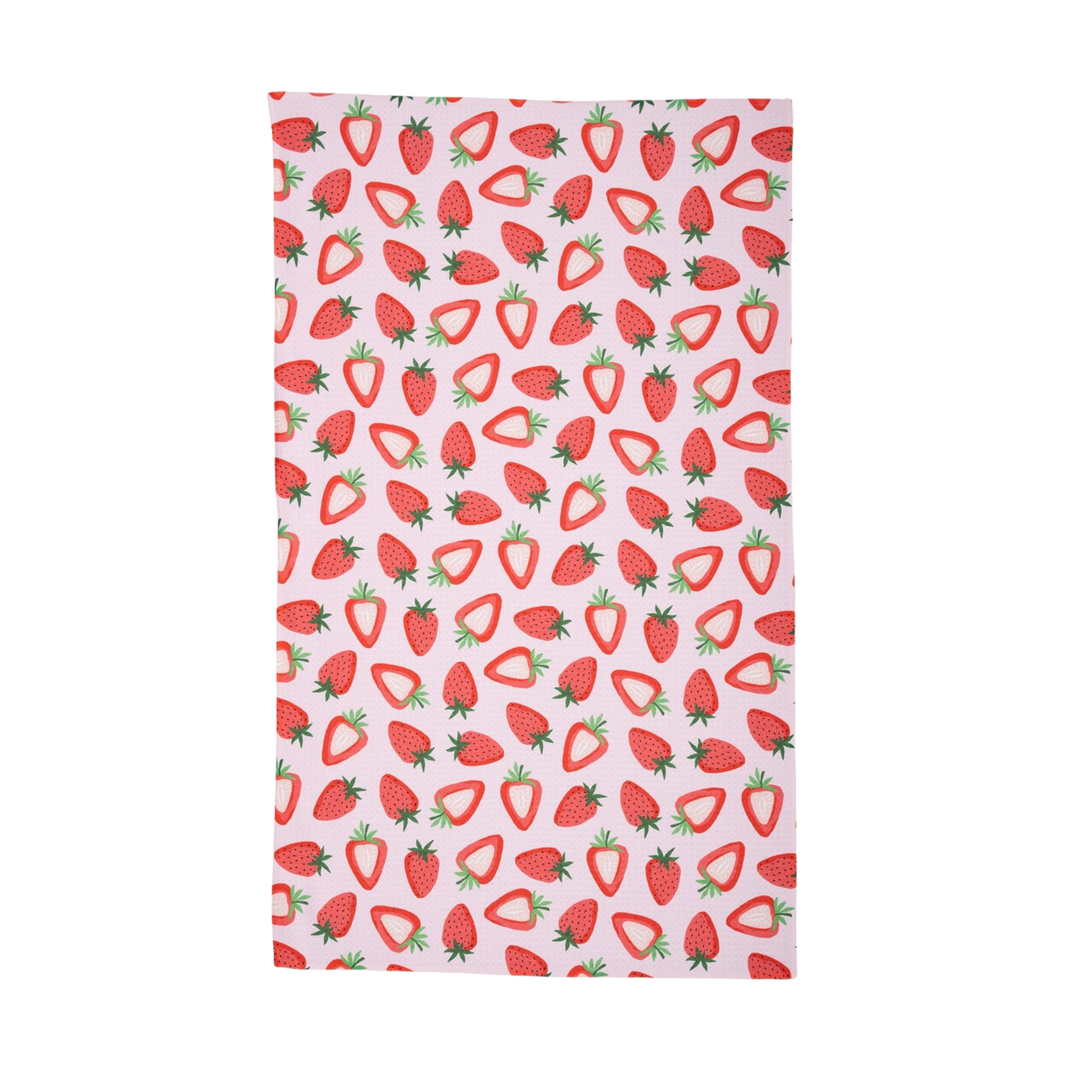 Sweet Strawberry Tea Towel