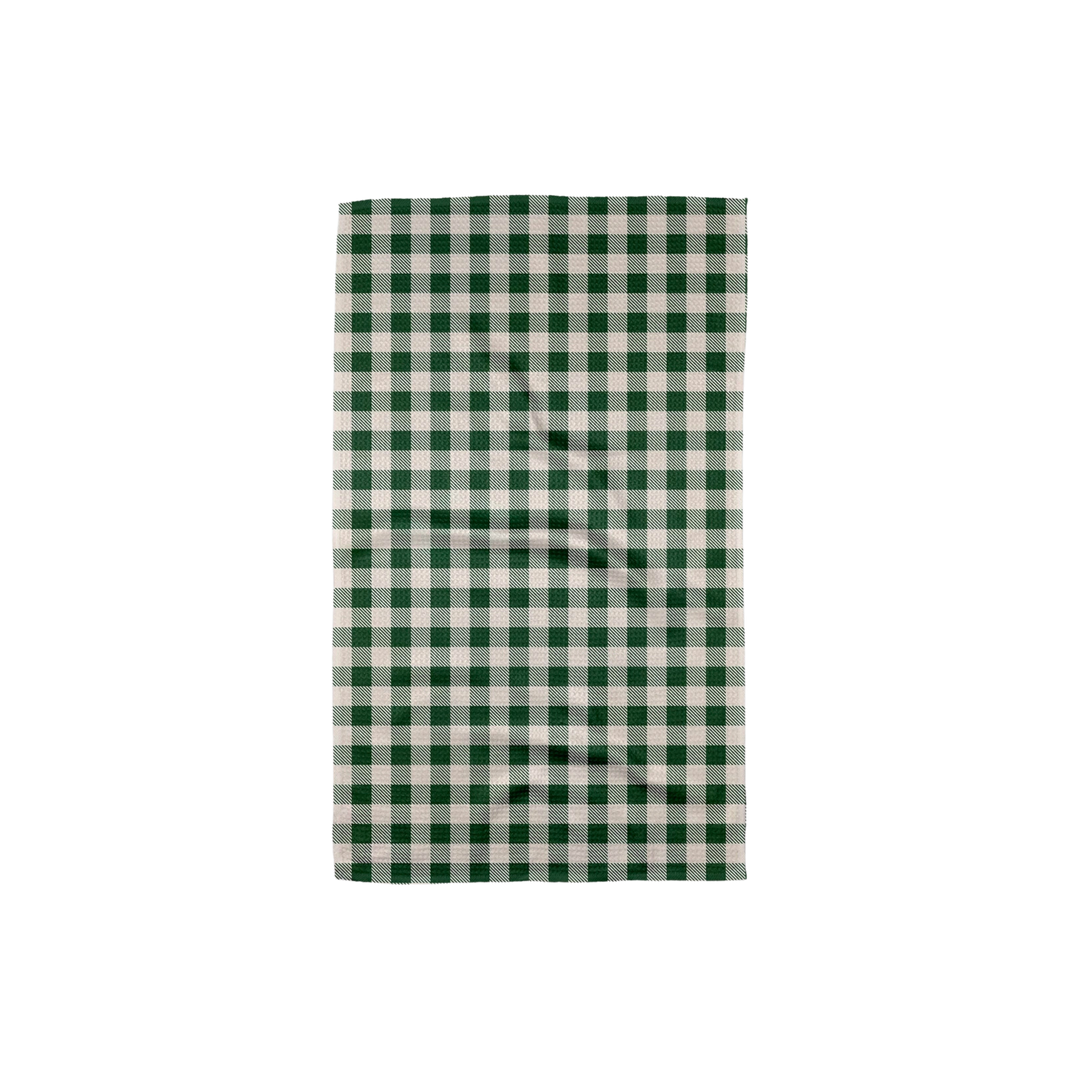 Christmas Gingham Tea Towel