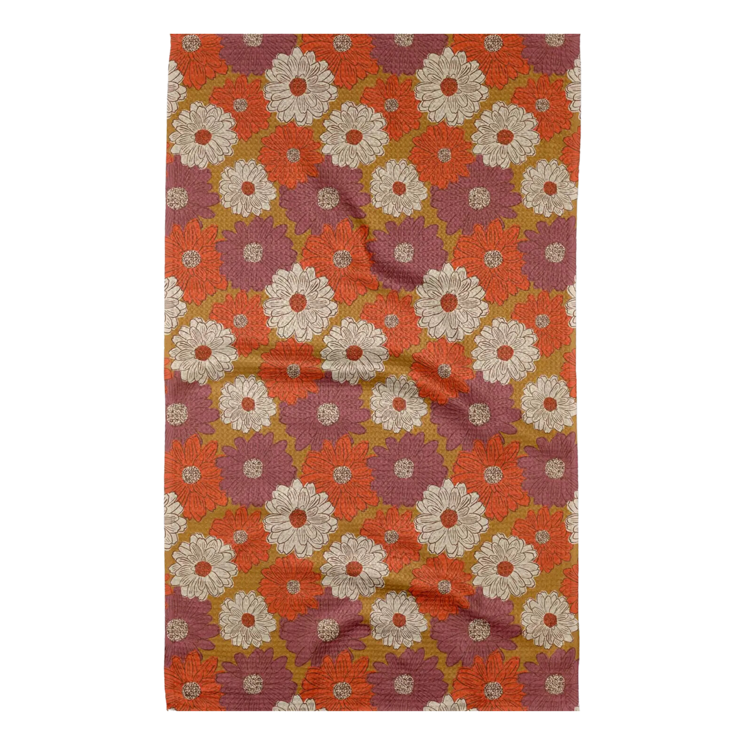 Zinnia Forever Tea Towel