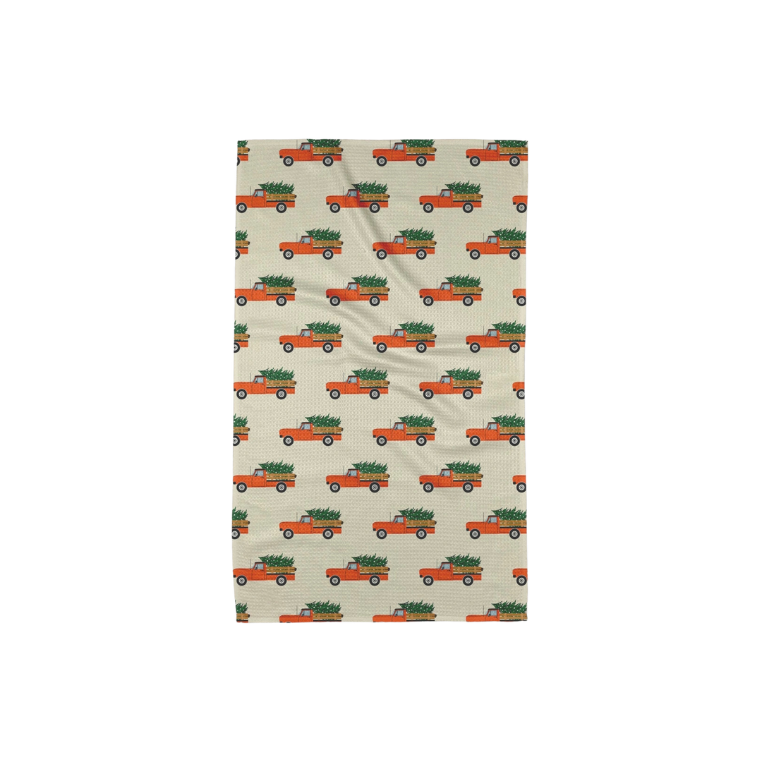 Christmas Ride Tea Towel