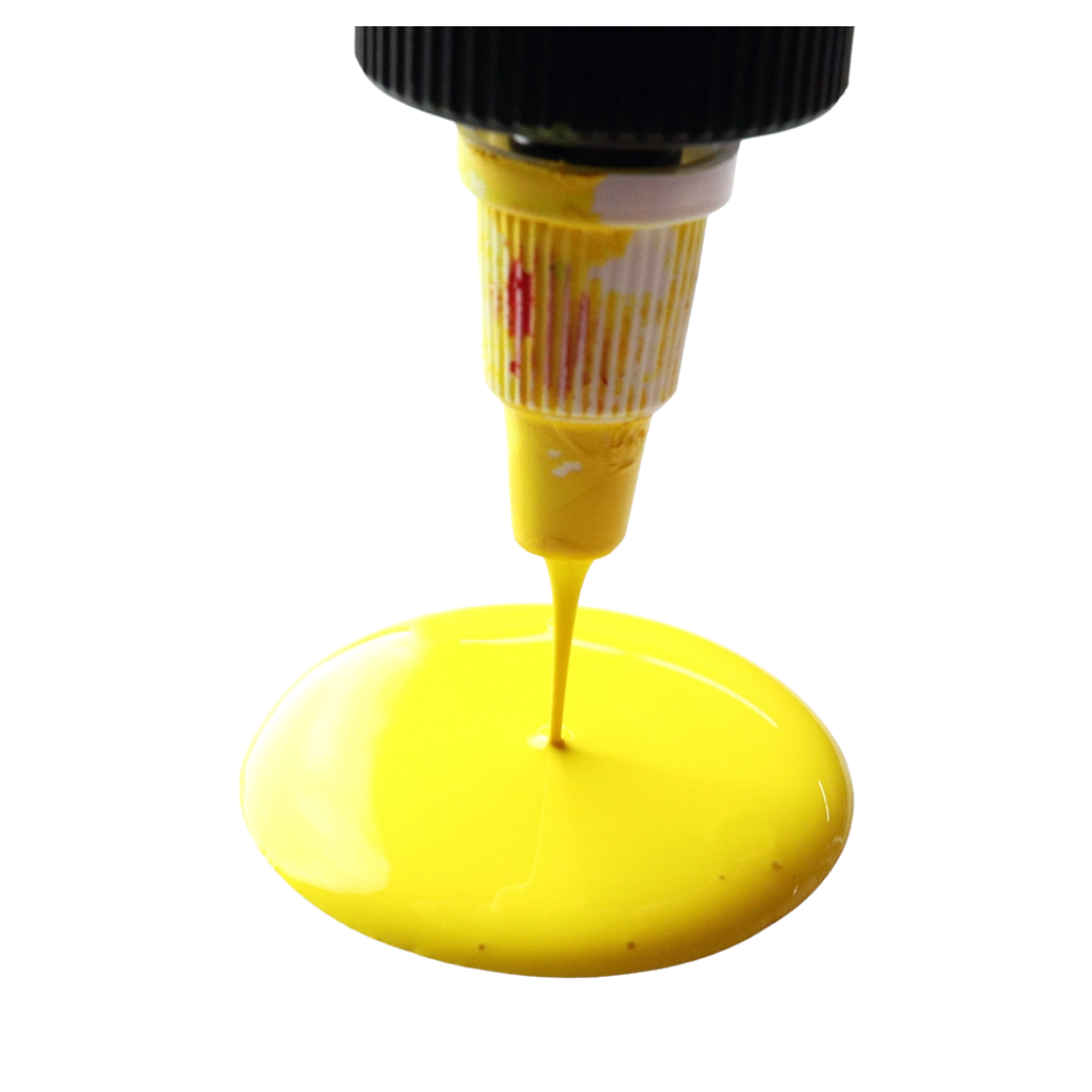 High Flow Primary Yellow Acrylic Paint 4oz