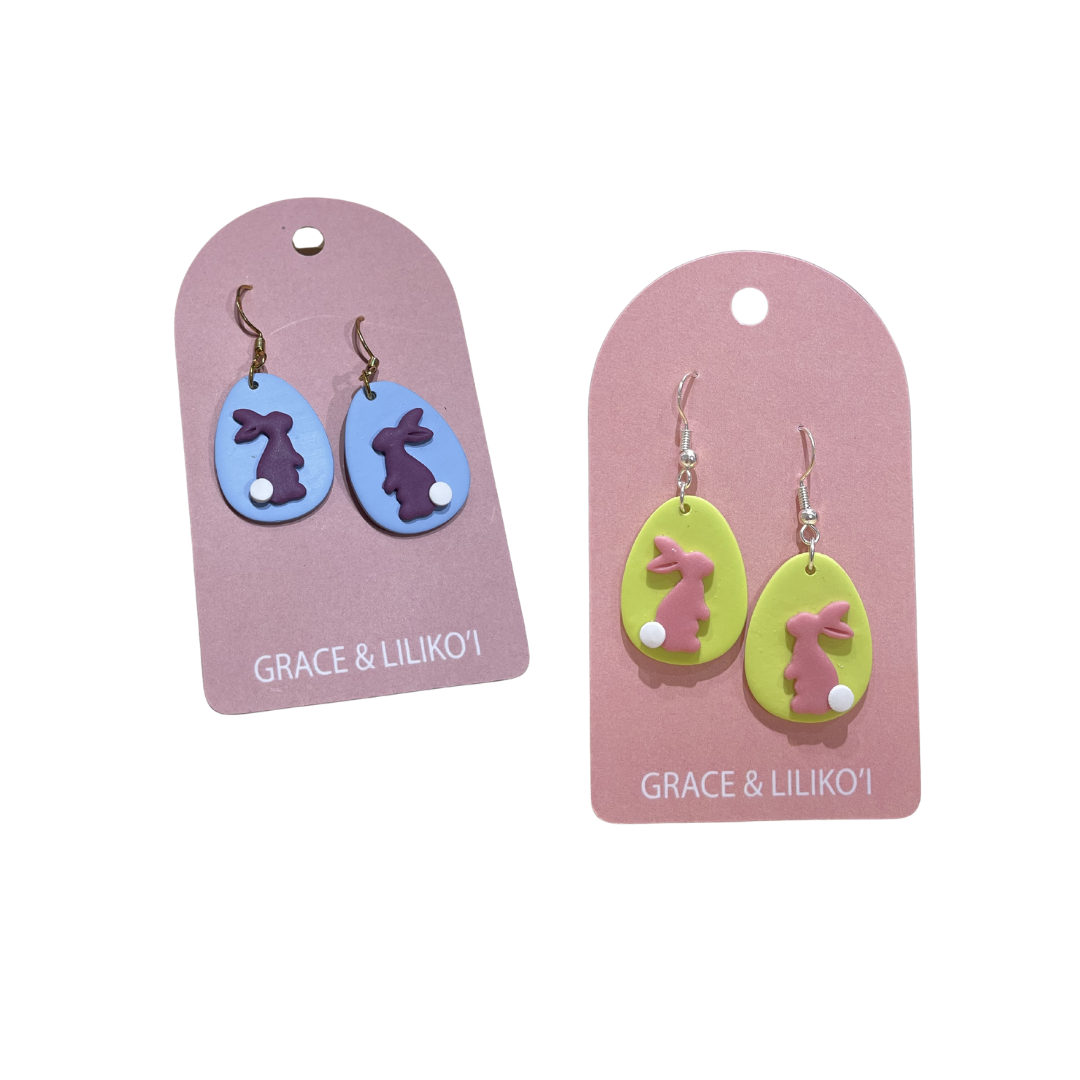 Bunny Egg Earring