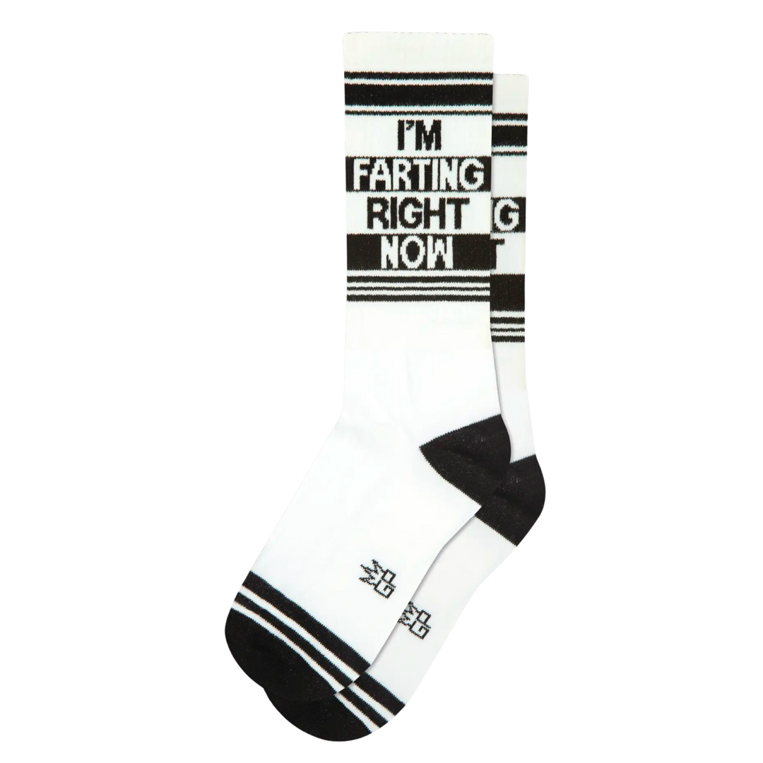 I'm Farting Right Now Gym Crew Socks
