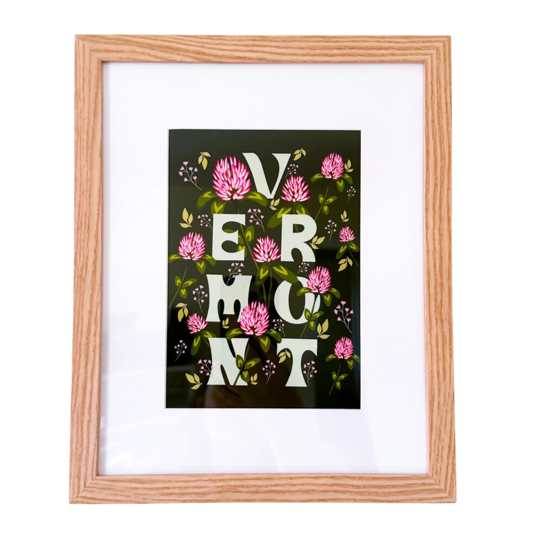 Vermont Clover Art Print 8"x10"
