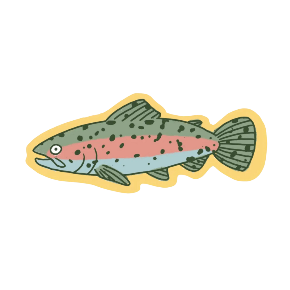 Trout Sticker
