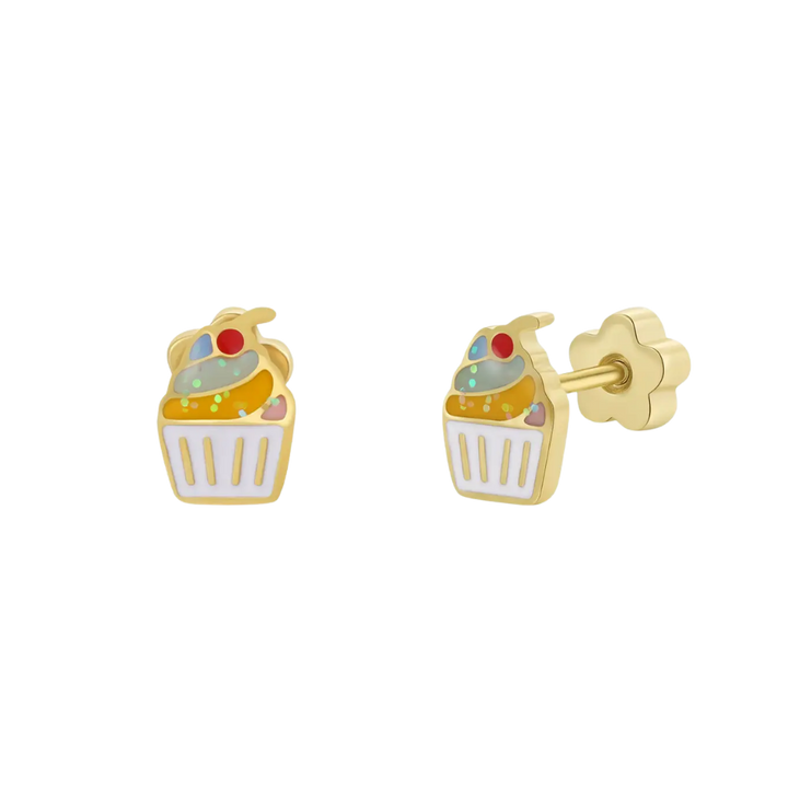 Cupcake Flat Back Earrings