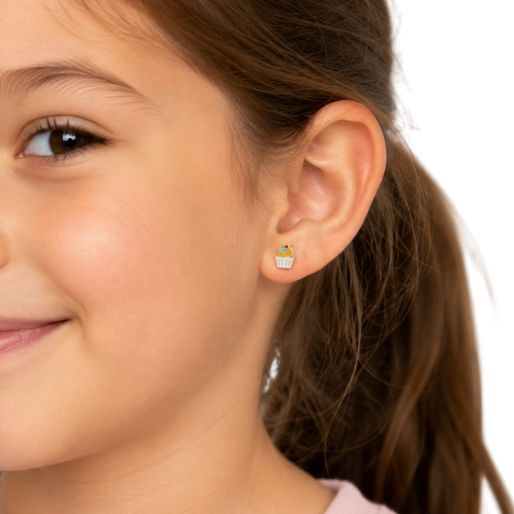 Cupcake Flat Back Earrings