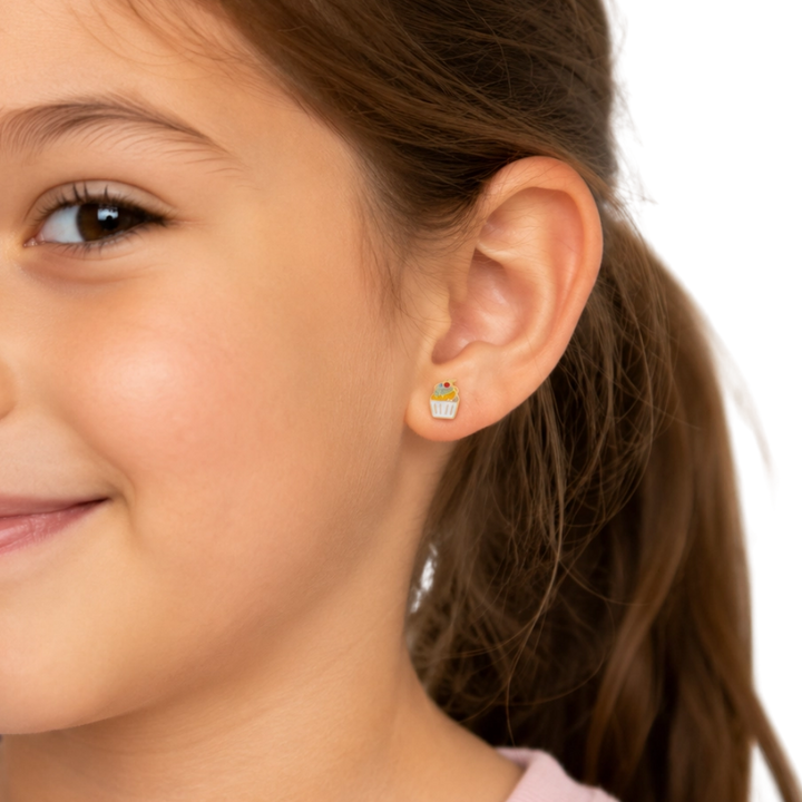 Cupcake Flat Back Earrings