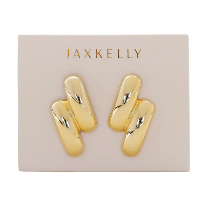 Double Bold Bar Earrings