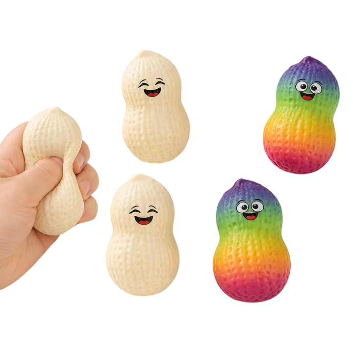 Peanut Squeeze Slow Rise Squishy Stress Relief Toy