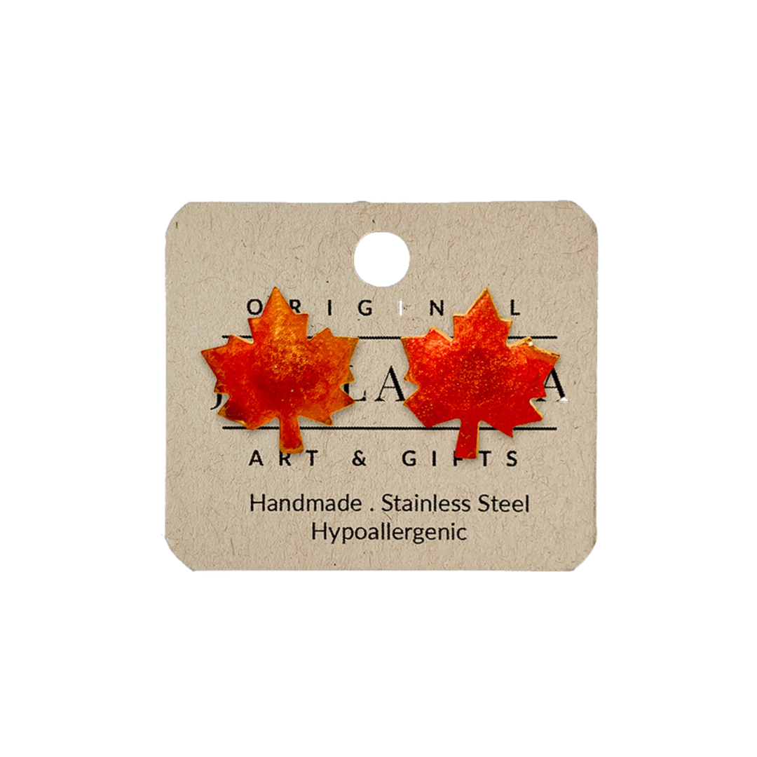 Maple Leaf Handmade Earrings