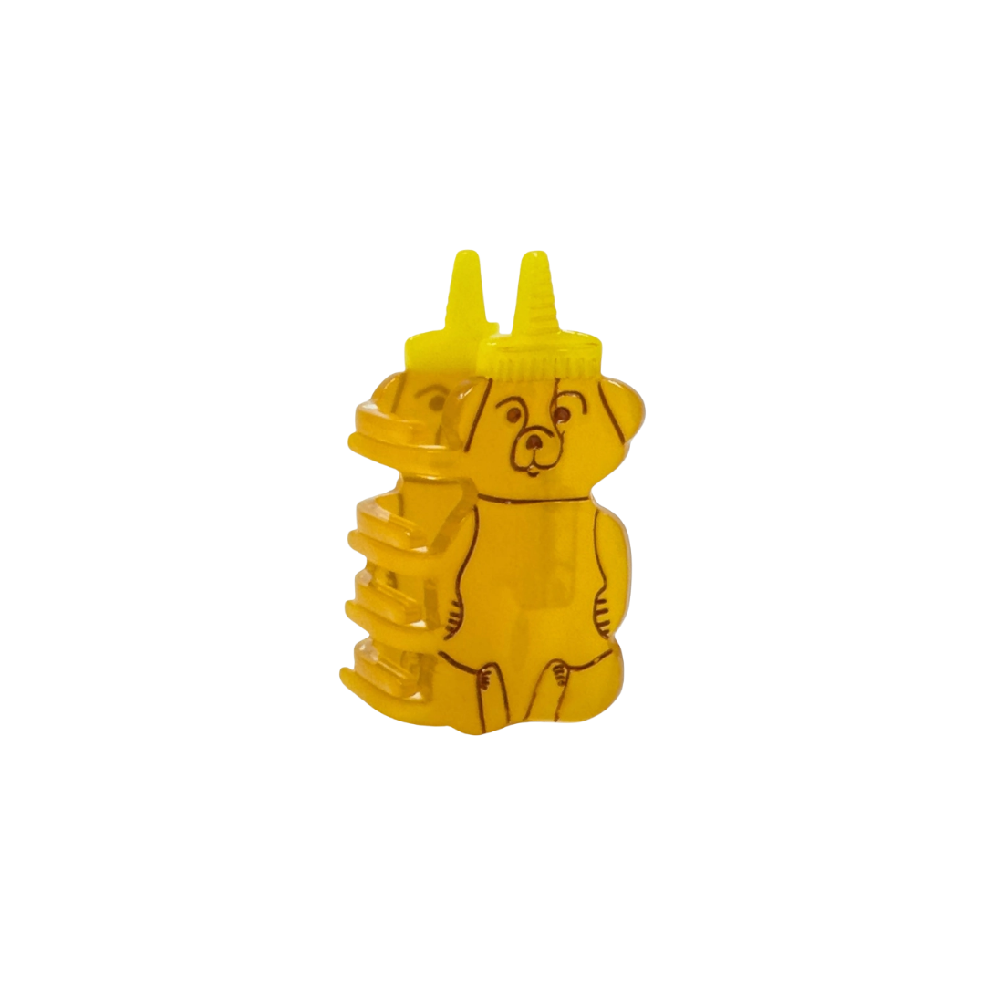 Mini Honey Bear Hair Claw Clip