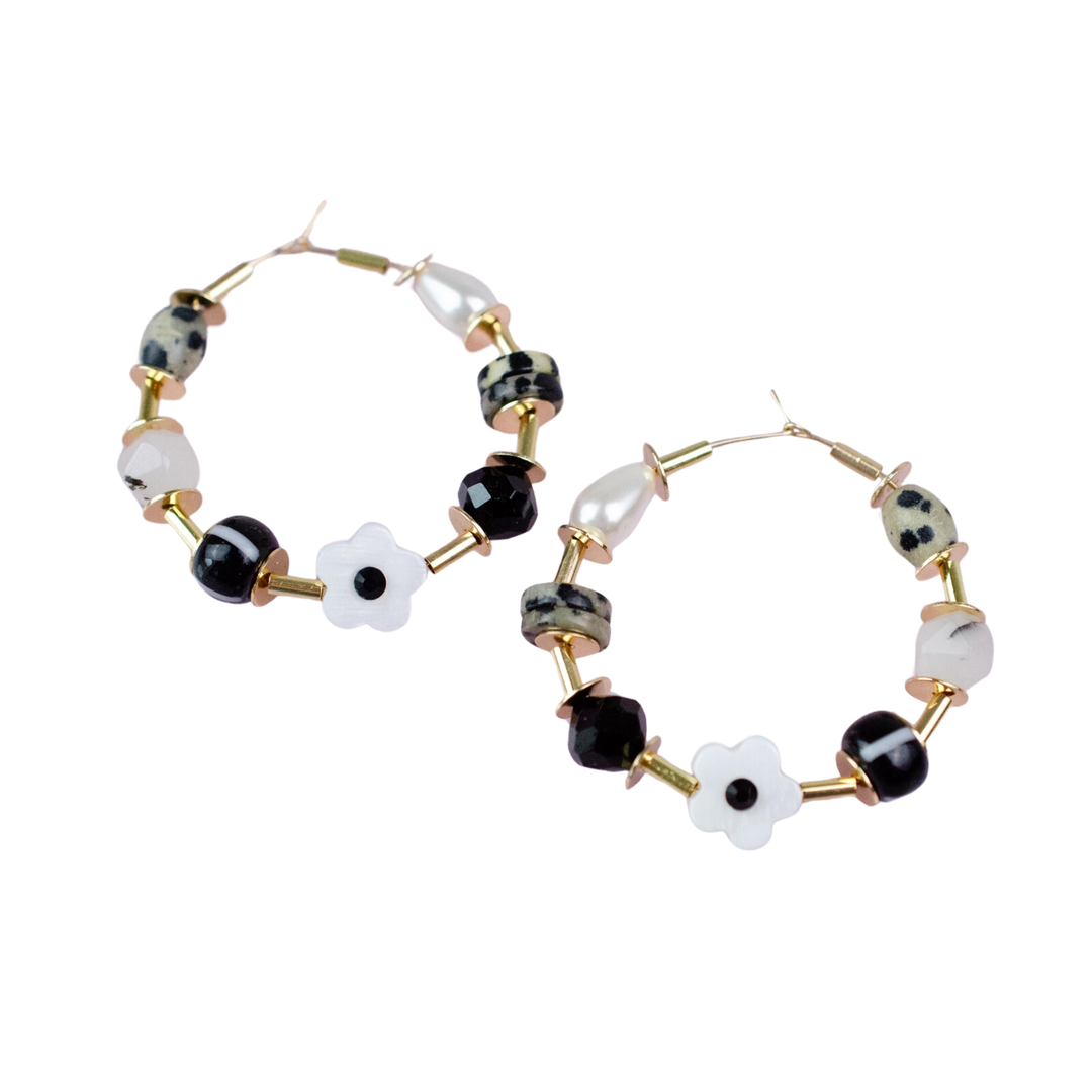 Magpie Beaded Earrings