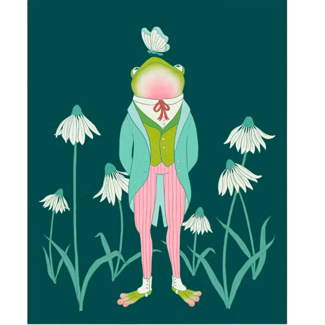 Dapper Frog Art Print