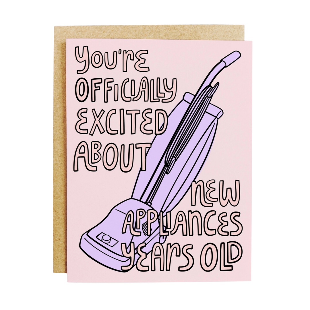 New Appliances Birthday Card
