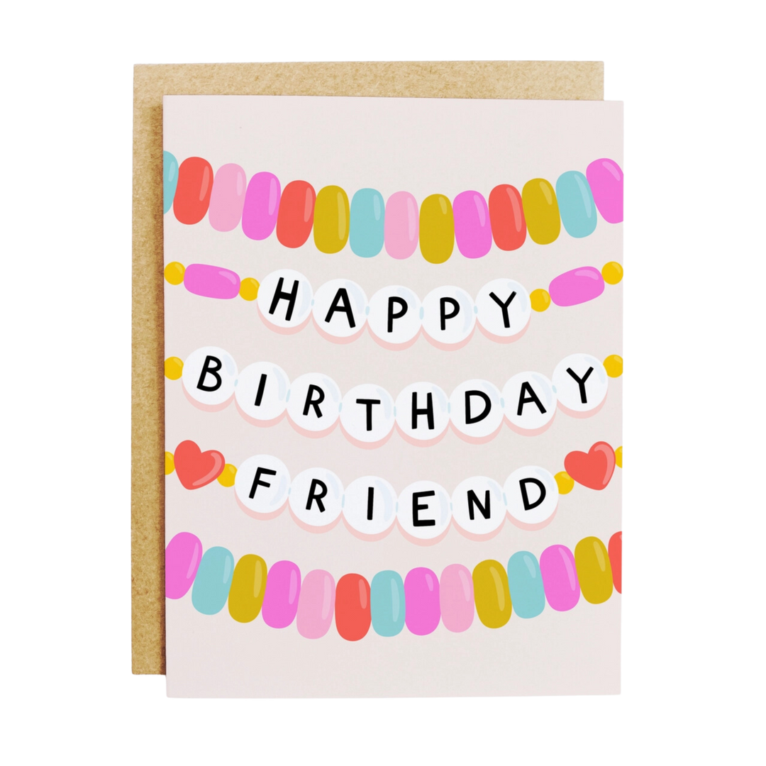 Friendship Bracelet Birthday Card